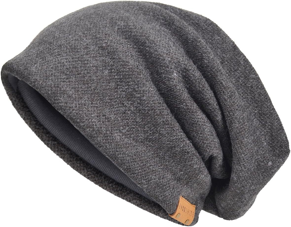Cool Cotton Beanie Slouch Skull Cap Long Baggy Winter Summer Hat