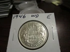 1946 - WD - Canada half dollar - Silver - Canadian 50 cent