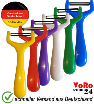 Sparschäler Ziehschäler Kartoffelschäler Spargelschäler Solingen 6 Farben 1Stück