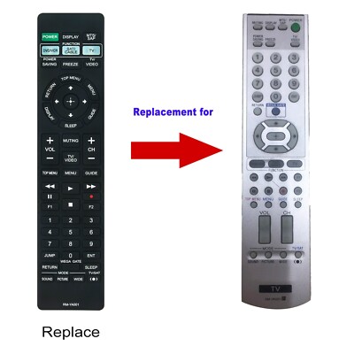 RM-YA001 Replace Remote for Sony Bravia Wega LCD Color TV KLV-S32A10 KLV-S19A10