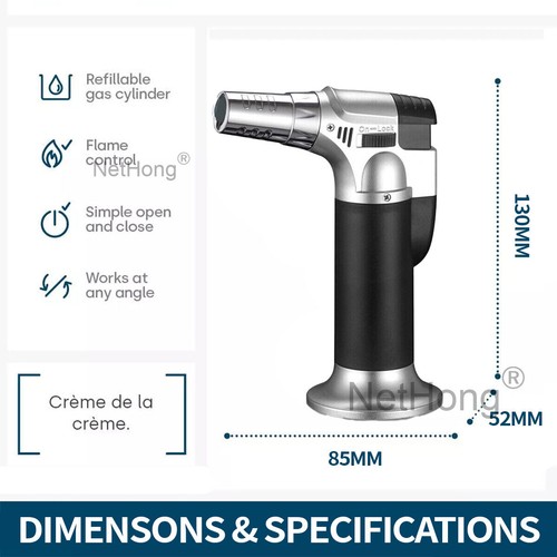 New Refillable Butane Gas Micro Blow Torch Lighter Mini Torch Micro Torch HOT - Picture 2 of 7