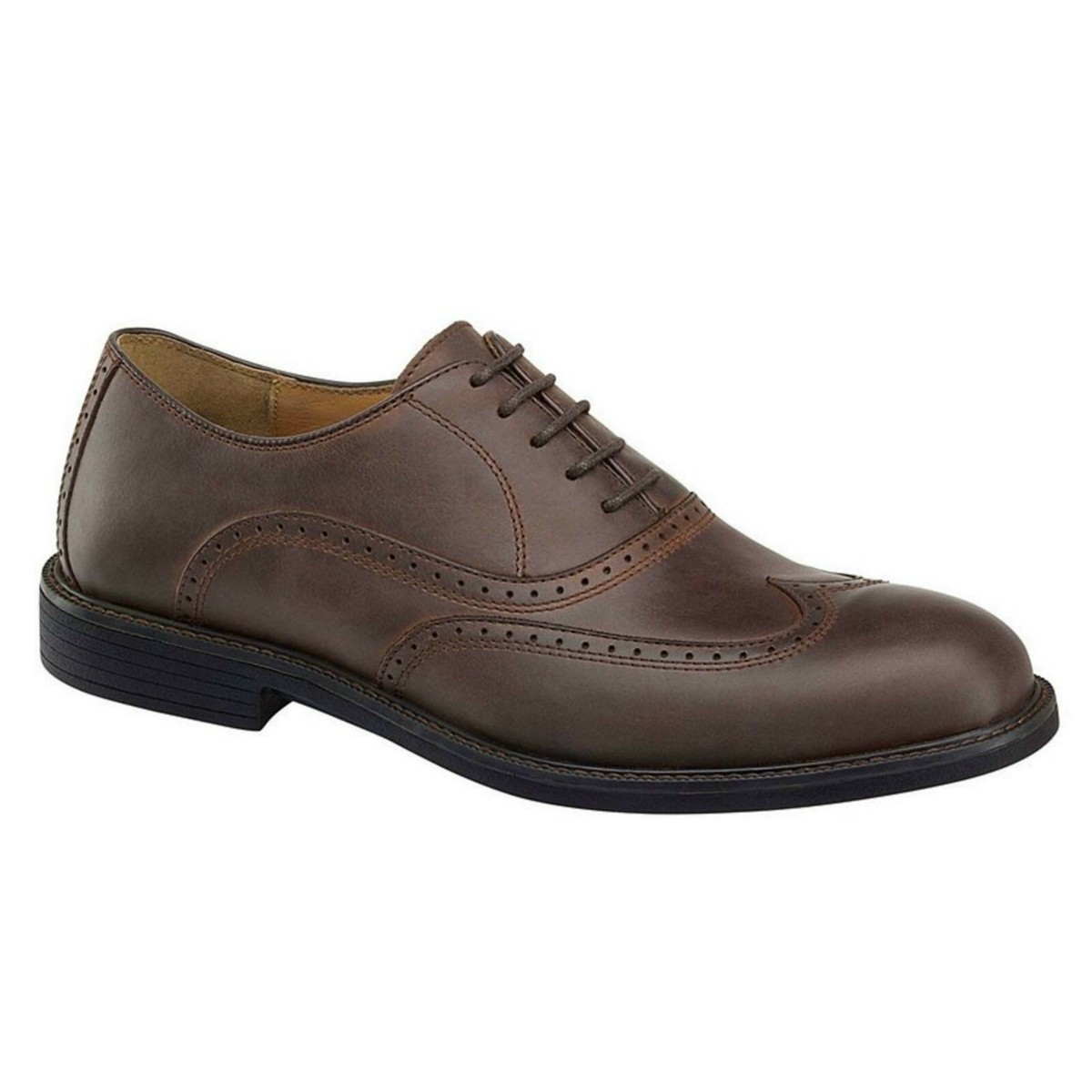 Johnston & Murphy Millikan Plain Toe Mahogany FG Leather Johnston & Murphy, Milliken, Mahogany FG Plain Toe Leather  main image 4