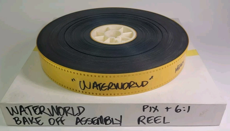 WATERWORLD MOVIE Kevin Costner 1995 35mm Movie Pre Theater Film Reel "READ" - Image 2 of 4