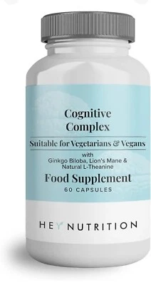 🆕️COGNITIVE COMPLEX Hey nutrition, FOOD SUPPLEMENT CAPSULES (RRP )