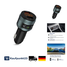 Bluetooth FM Transmitter ZeaLife C57 Dual USB QC3.0 Car Kit