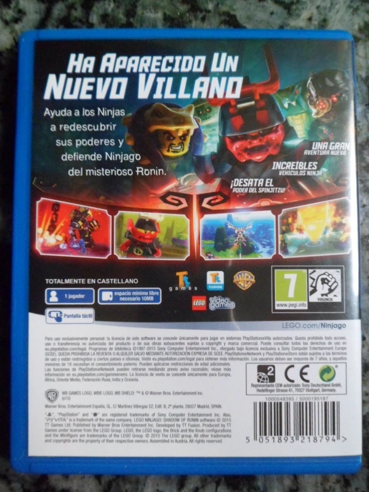 LEGO Ninjago: La Sombra De Ronin PS Vita Shadow of Ronin Acción Ninja Lucha Rol:, foto 2 de 4