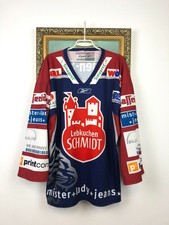 Nürnberg Ice Tigers Trikot Gameworn Shirt #15 Schauer selten Hockey Größe L