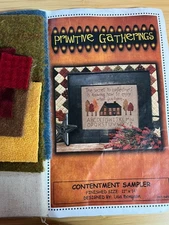 Primitive Gatherings CONTENTMENT SAMPLER Wool Appliqué Kit & Pattern
