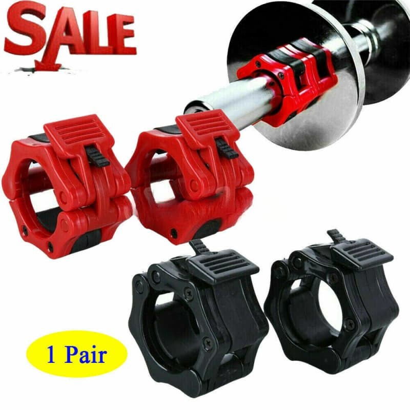 2pcs Clip Morsetto Bilanciere Manubri Blocchi Barra Peso Olimpico 2" Spinlock Collare foto 3