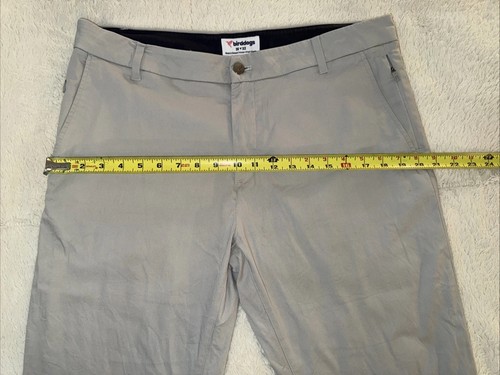 birddogs ~ Mens Stretch Slim Fit Pants Casual Chinos Gray Mist 36x32 MSRP $128 - Picture 4 of 8
