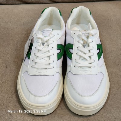 Tretorn Shoes Men's 11 Harlow White Green Lifestyle Sneaker Trainers Leather New