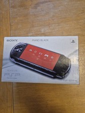 PSP 3000 Black Console BOX & INSERTS ONLY - NO CONSOLE 