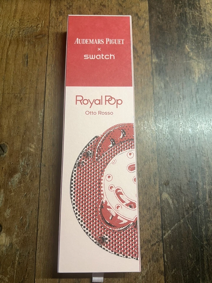 Swatch x Audemars Piguet Royal Pop Otto Rosso Red Brandneu mit Quittung und Box - Bild 4 von 4