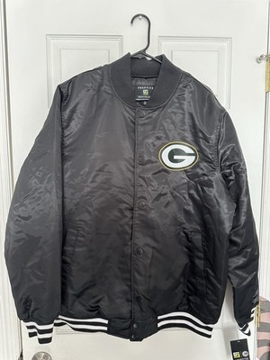 Men s Size Large Green Bay Packers Adaptive Black Button Up Jacket