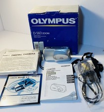 OLYMPUS CAMEDIA D-560 10x ZOOM 3.2 MEGAPIXELS TESTED WORKS W/ORIGINAL BOX EX
