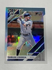 2019 Donruss Optic Baseball Carolina Blue/White - Carlos Correa - Houston Astros