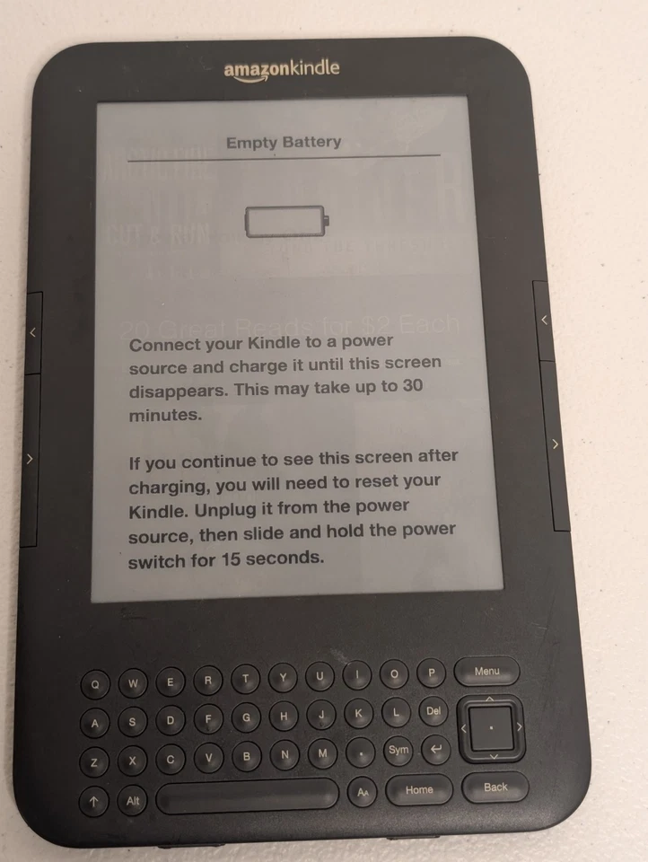 批量 2 件 亚马逊 Kindle 第 2 代和第 3 代 D00701 和 D00901 需要电池 — 第 2/4 张图片