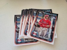 Devin Saltiban 11 Ct Baseball Card Lot Phillies Bowman Topps