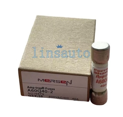 10PCS NEW Ferraz Shawmut A60Q40-2 (40 Amp) A60Q 40A 600Vac Amp-Trap Fuse 10X38mm
