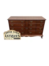 00001 Antique Mahogany Dresser Cabinet Chest