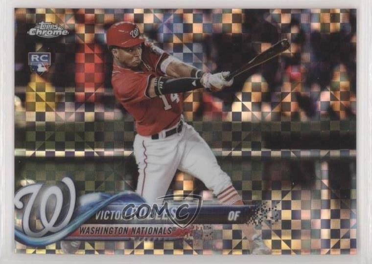 2018 Topps Chrome X-Fractor Victor Robles #175 Rookie RC 8k4