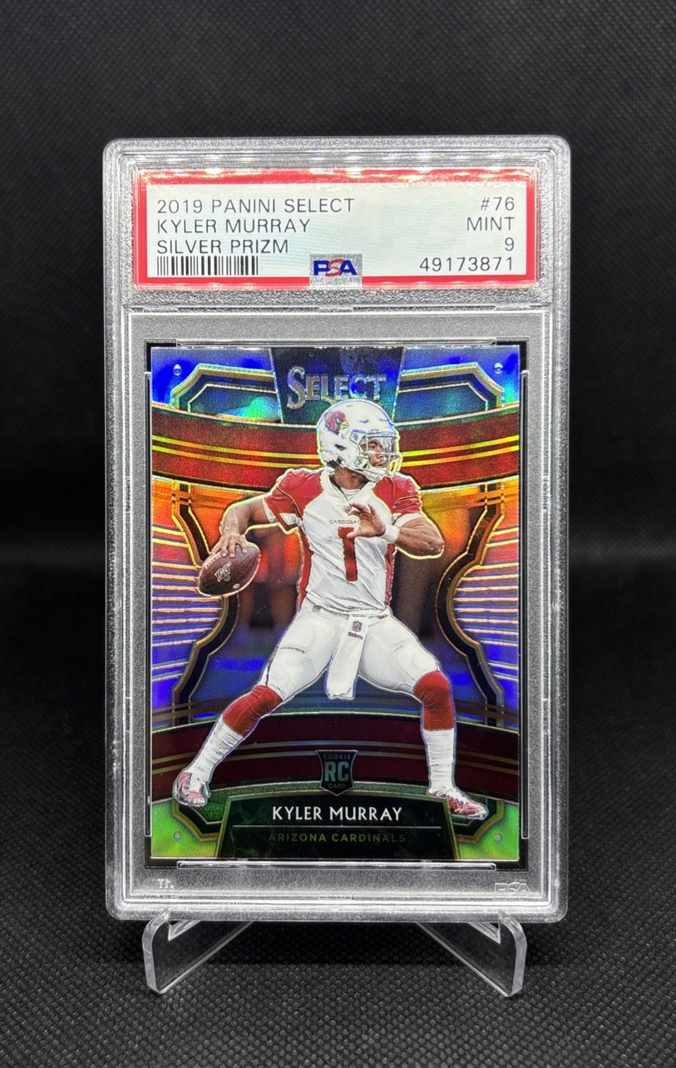 2019 Panini Select Concourse Silver Prizm Kyler Murray #76 PSA 9 RC Cardinals