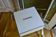 Lot of 10 Authentic CHANEL Square Empty Gift Box Container 8.5"x8.5"x4" New
