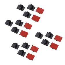 20 Pcs Self-Adhesive Wire Tie Cable Clamp Clip Holder For Car Dash Camera b