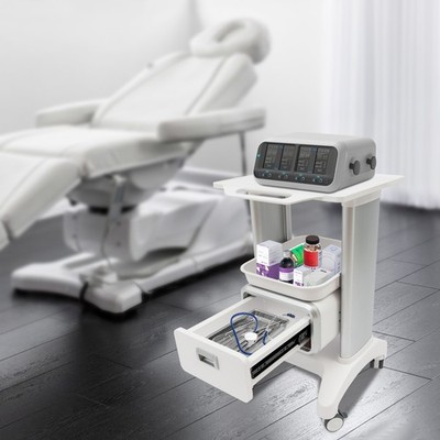 Medical Trolley with Wheels Mobile Trolley for Cosmetic Instruments Rolling Tool