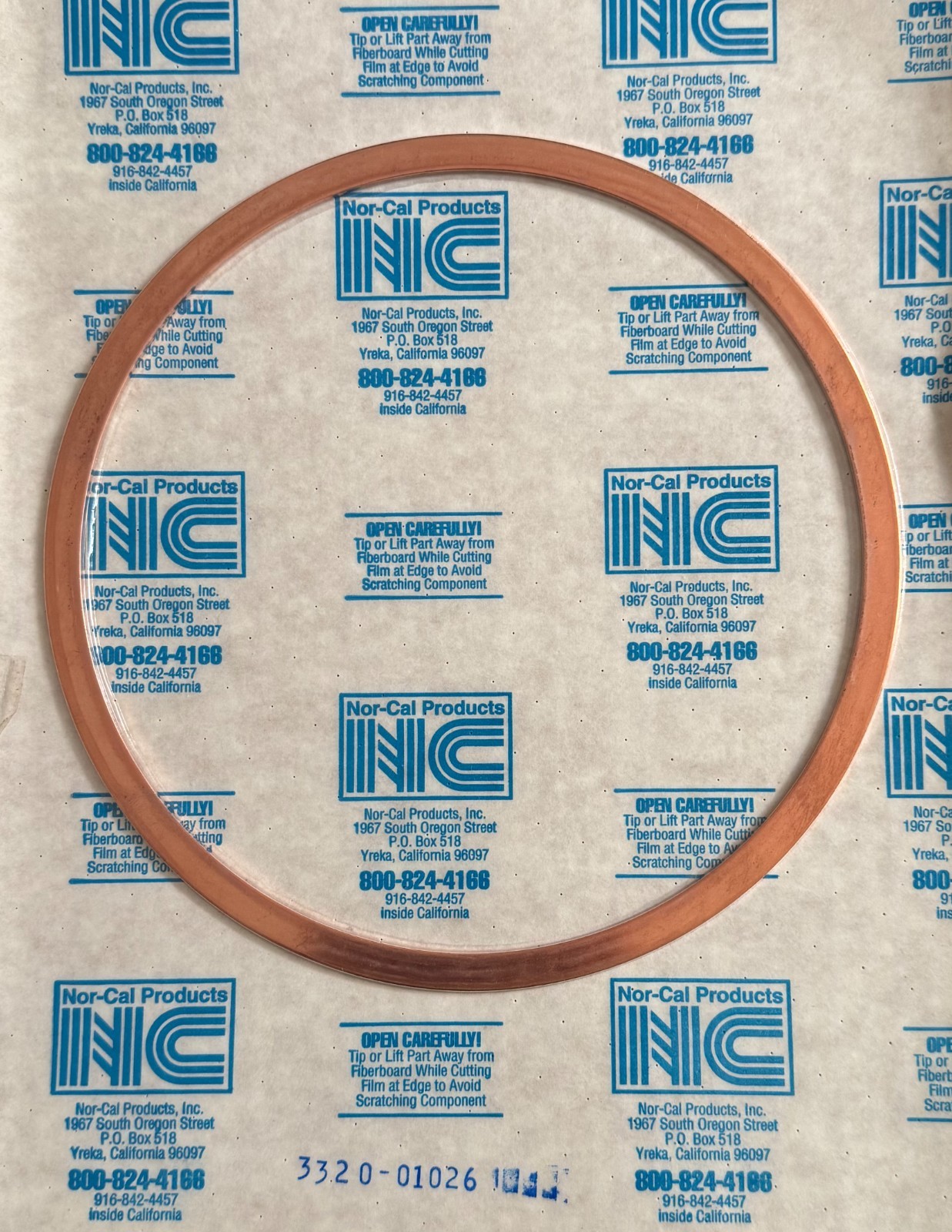 AMAT 3320-01026 CF Copper Gasket, Nor-Cal G-1000, GA-1000, DN200CF