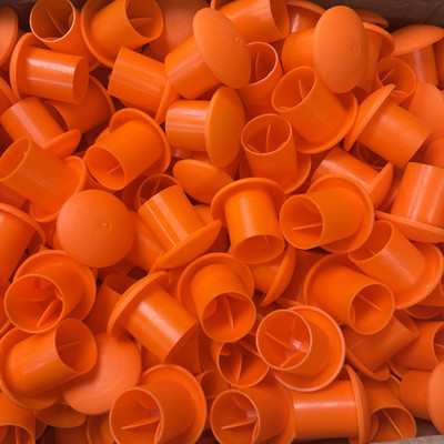 Rebar Safety Cap - 250 PCS Mushroom Caps, Fits Stake Size #3 - #9