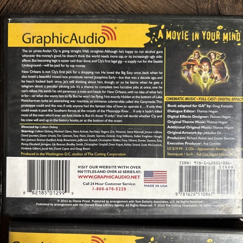 Graphic Audio Cherie Priest The Clockwork Century 1 2 3 4 5 Komplett CD MP3 - Bild 5 von 11