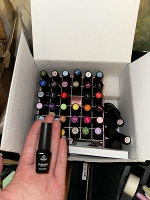 80Pcs Gel Nail Polish Kit with UV Light 55 Colors Starter Set DIY Manicure Kit