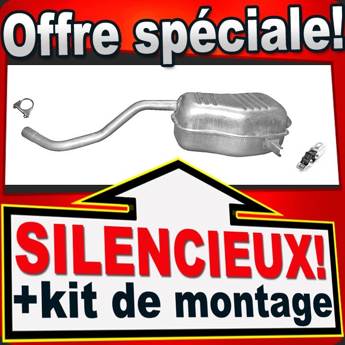 Silencieux arrière Renault Clio 3 et Grand Modus 1.2 1.4 essence