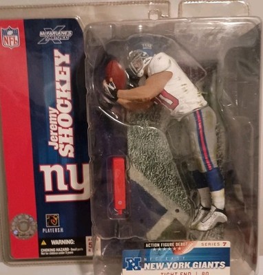 McFarlane's Jeremy Shockey Series 7 Action Figure Debut New York Giants #80 NIB.