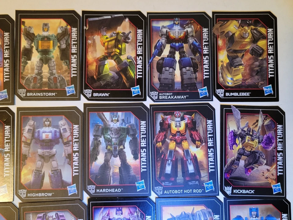 Lot of 28 Transformers TITANS RETURN CARDS 2017 Leader Voyager SEE DESCRIPTION - Image 3 of 4