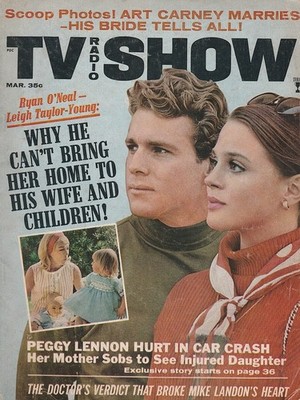 TV Radio Show Mar 1967 LEIGH TAYLOR YOUNG-RYAN O'NEAL-ART CARNEY-MICHAEL LANDON