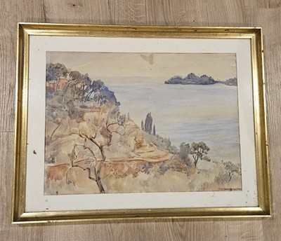 Gemälde Öl Leinwand Lilly charlemont 1951