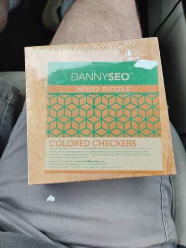 Siam Mandalay Colored Checkers Strategy Game - Picture 2 of 2