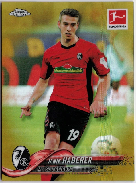 2018-19 Topps Chrome Bundesliga #3 Janik Haberer Gold #/50