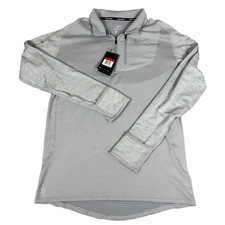 Nike Therma Dri-Fit Running 1/4 Zip Pullover Men's Large Gray NWT