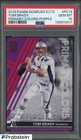 2018 Donruss Elite Primary Colors Purple Tom Brady Patriots 60/75 PSA 10 POP 2