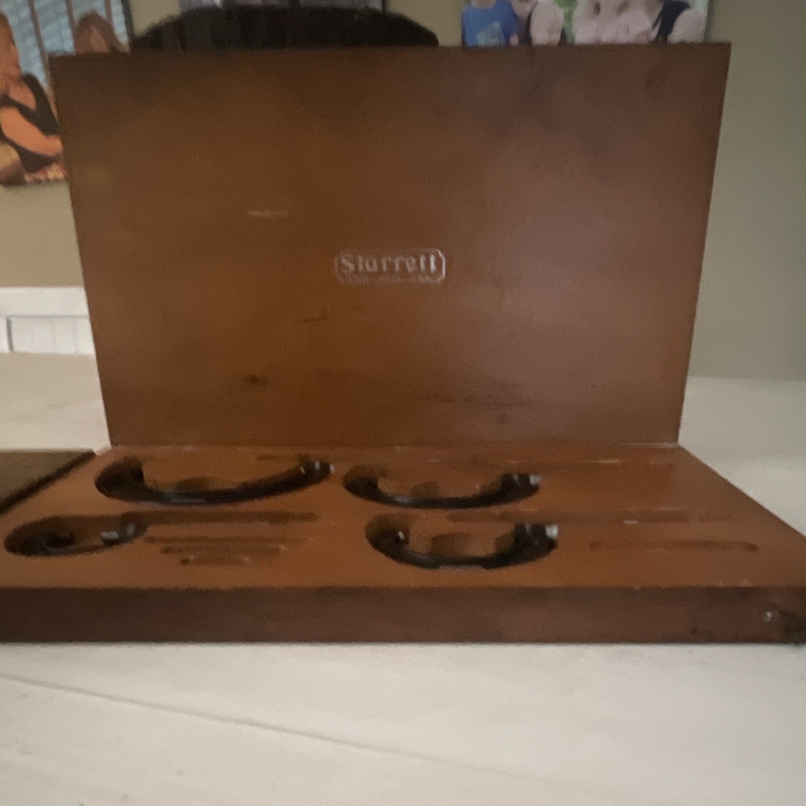 Starrett Outside Micrometer Set in Wooden Case Precision Measuring Tool ...