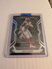 2020 Panini Obsidian /50 Nick Chubb #72 