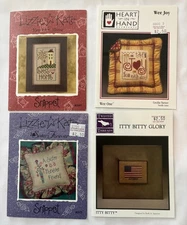 4 Needlepoint Design Instructions - Mini projects