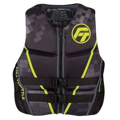 Full Throttle Mens Rapid Dry Flex-Back Life Jacket M #142500-400-030-22
