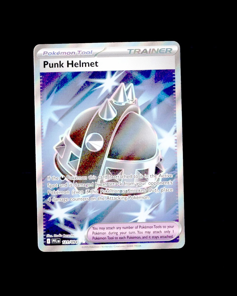 NM ME02: Phantasmal Flames Holo Punk Helmet - 121/094 | eBay