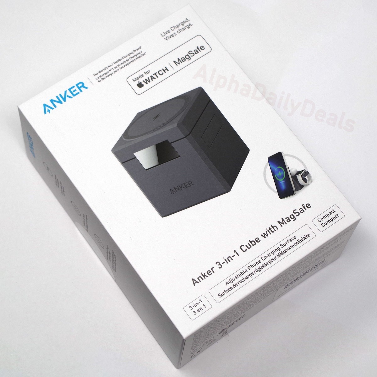 NEW Anker 3 in 1 MagSafe Cube Wireless Charger Stand 17 16 15 14