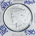 1934 D SILVER PEACE DOLLAR AUTHENTIC HI GRADE U.S. MINT COIN RARE KEY DATE 5385