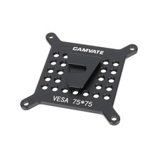 CAMVATE Multipurpose VESA Monitor Mounting Plate with 75mm Pattern V-Lock Wedge